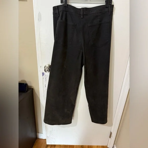 Universal Thread Women's High-Rise Flocked Sailor Wide Leg ankle jeans worn once - Picture 7 of 8